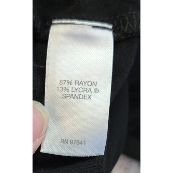 J.Jill Wearever Collection Boot Cut Pants Black whimsygoth grunge wardrobe basic - Picture 7 of 8